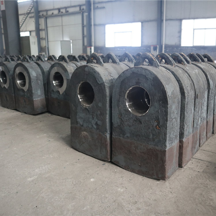 Mining Crusher Mn 13 Wearable Casting Alloy Steel Crusher Hammerhead