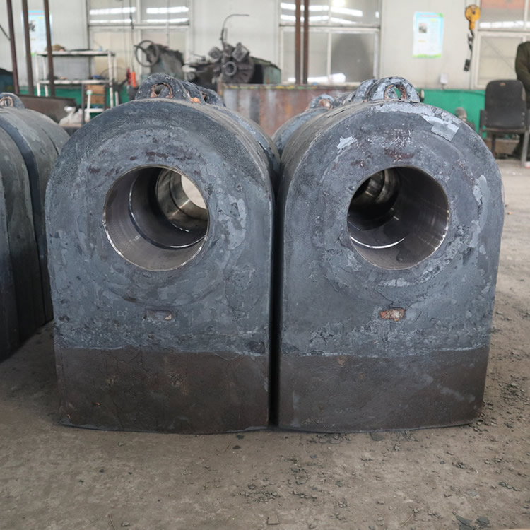 Mining Machinery Crusher Mn13 Casting Wear Resistant Hammerhead